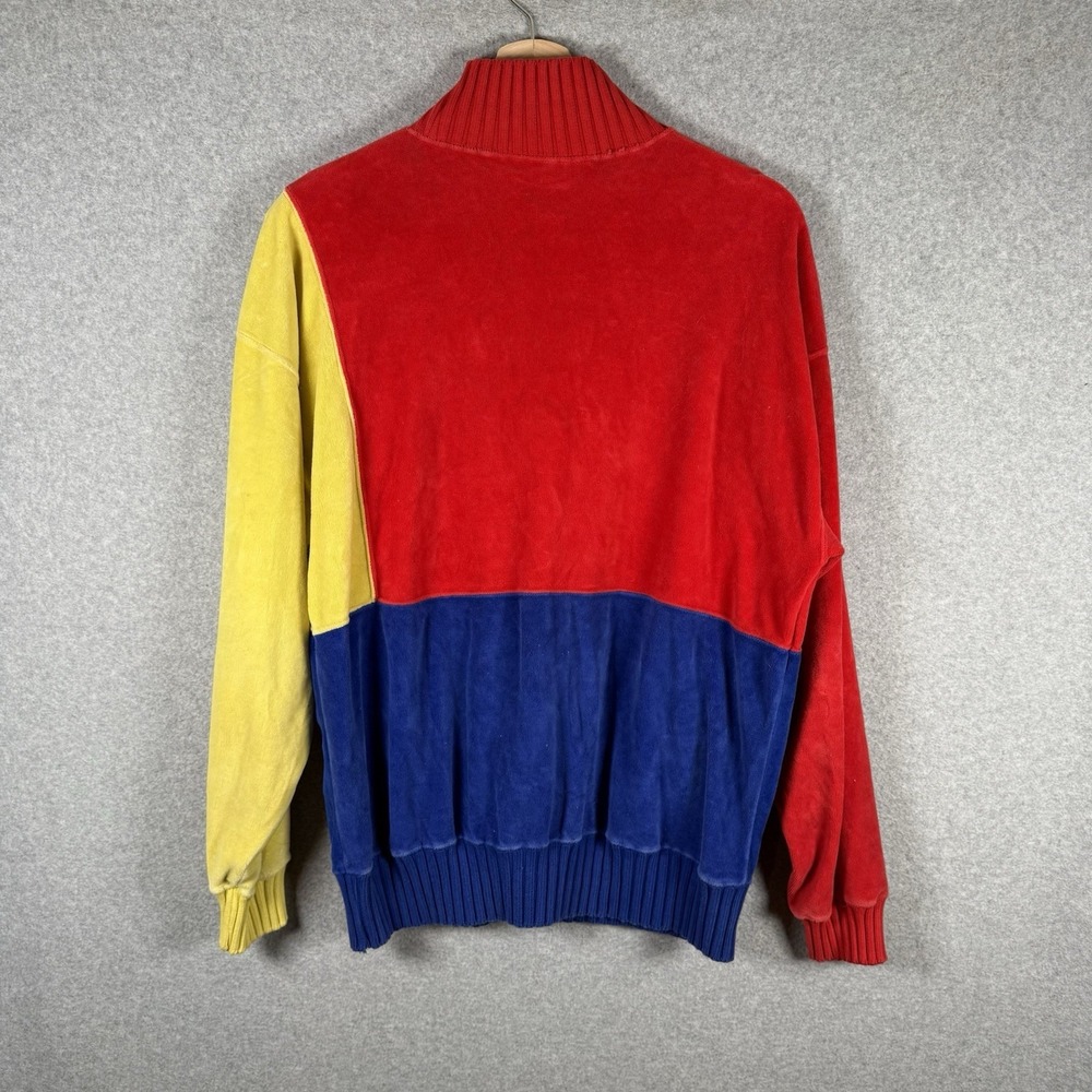 Vintage Colorblock Sweater Womens Medium Primary 90s Turtleneck Westbound - Picture 3 of 7